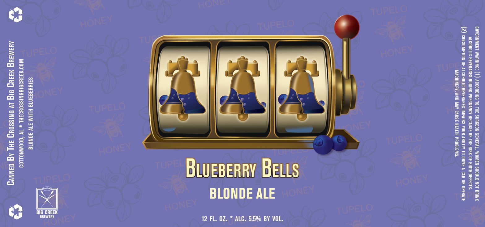 Blueberry Bells label
