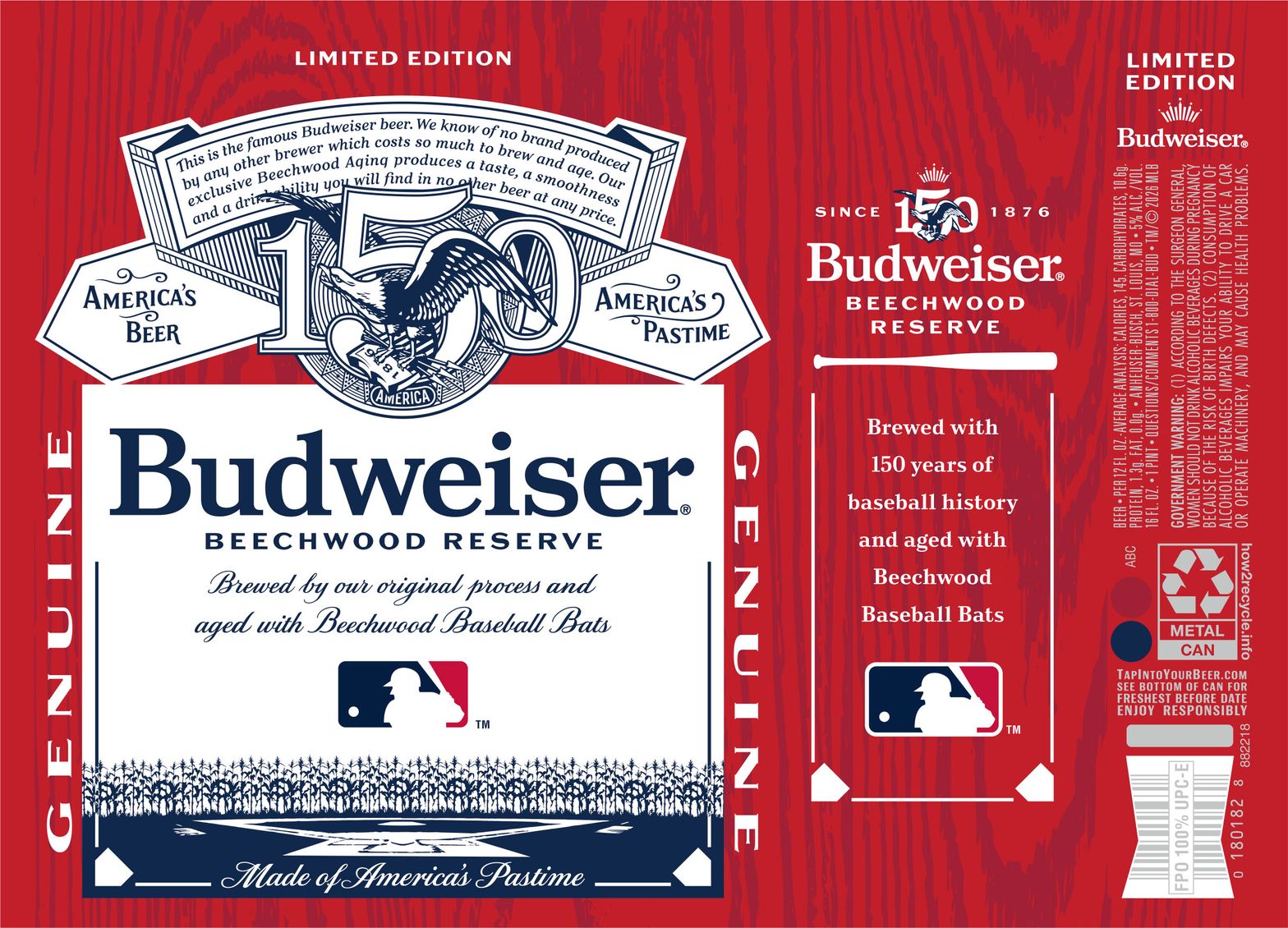 Budweiser Beechwood Reserve label
