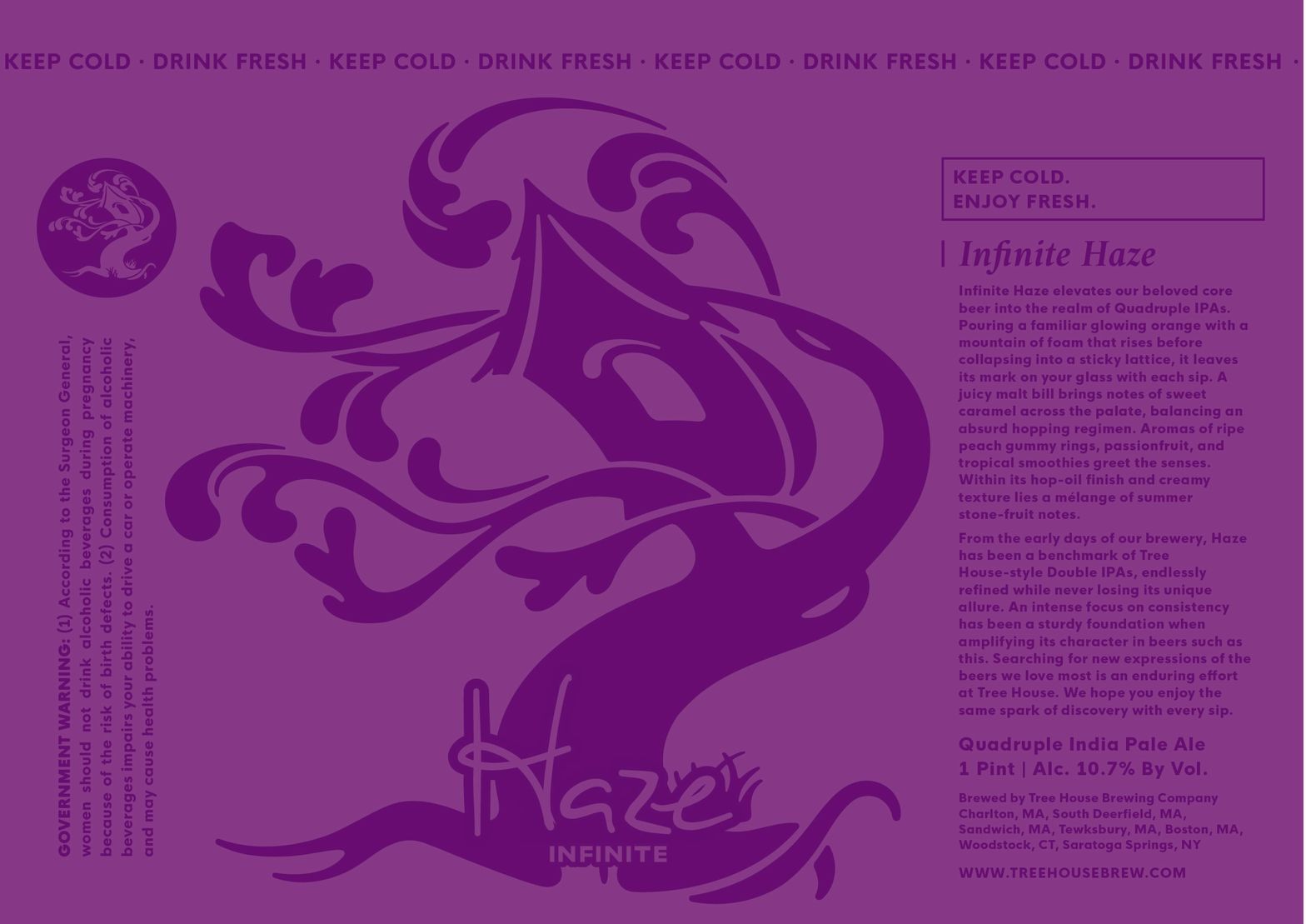 Infinite Haze label
