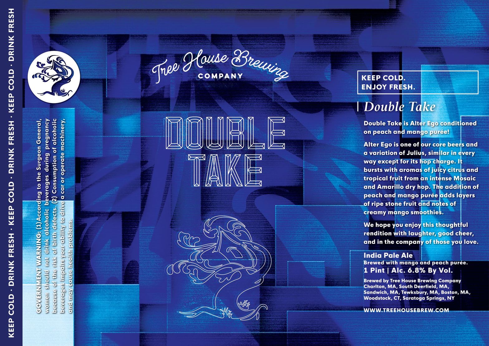 Double Take label
