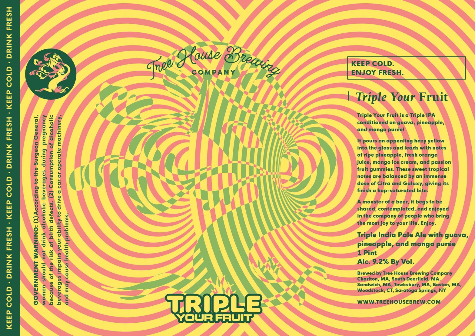 Triple Your Fruit label