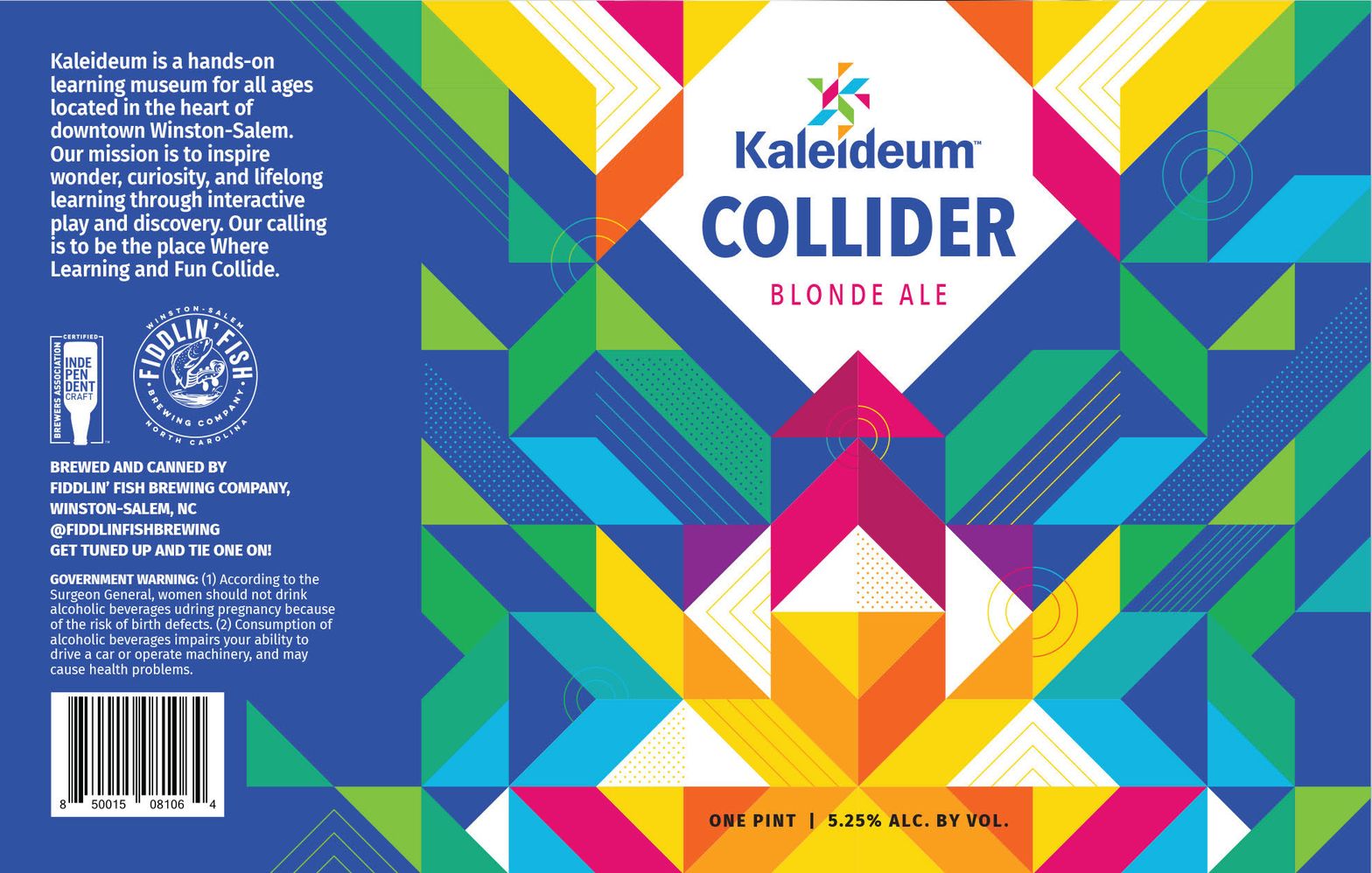 Collider Blonde Ale label