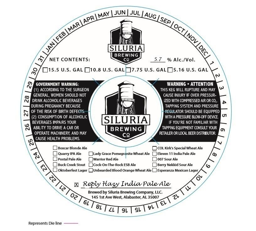 Reply Hazy India Pale Ale label
