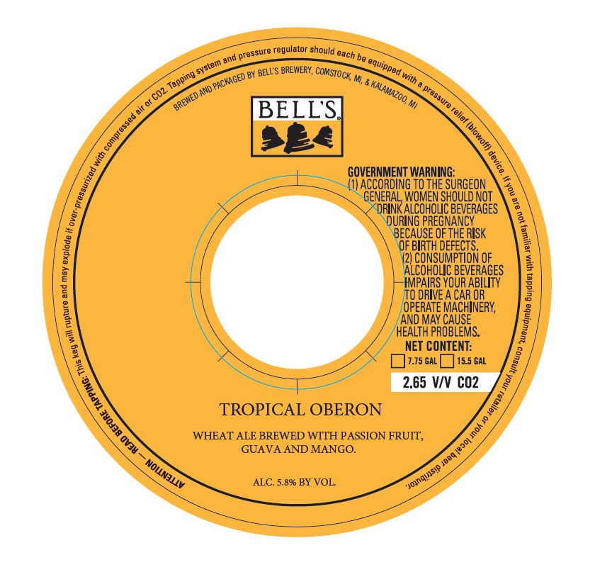 Tropical Oberon label