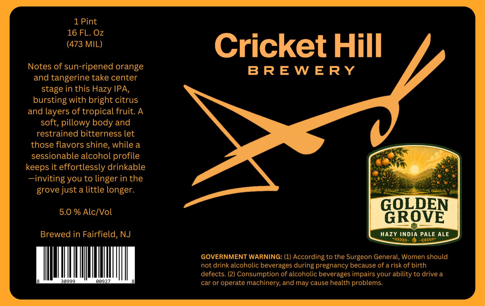 Golden Grove label