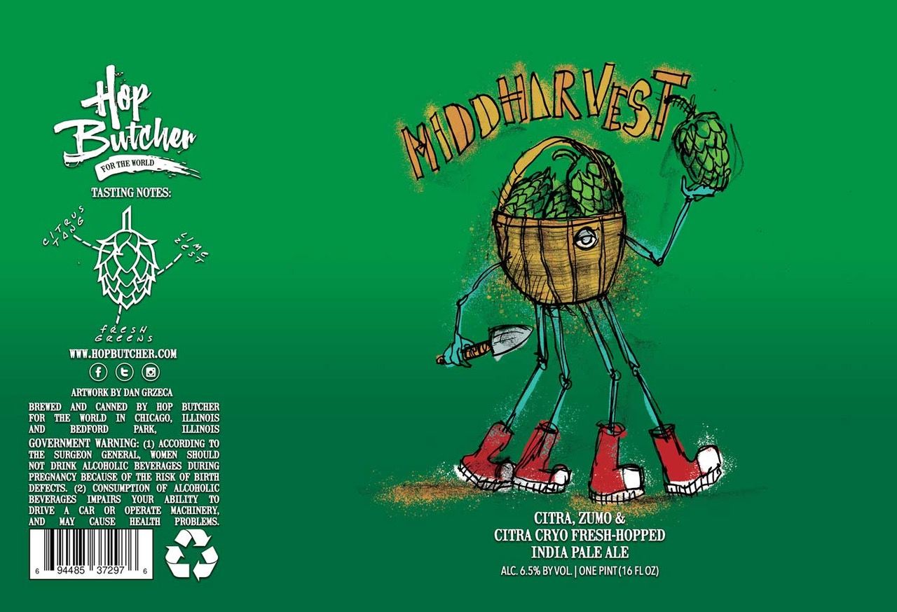 Middharvest label