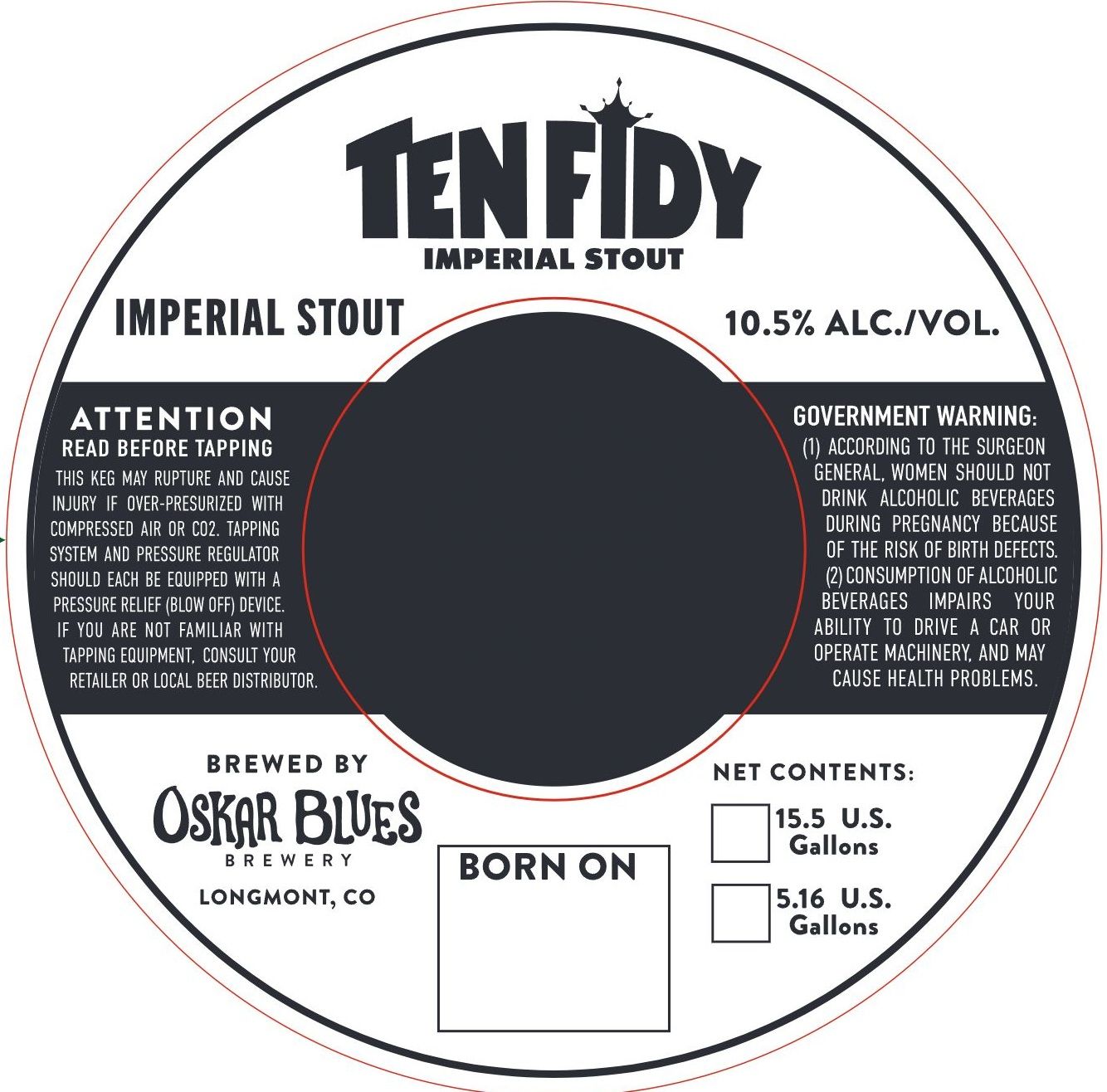 Ten Fidy label