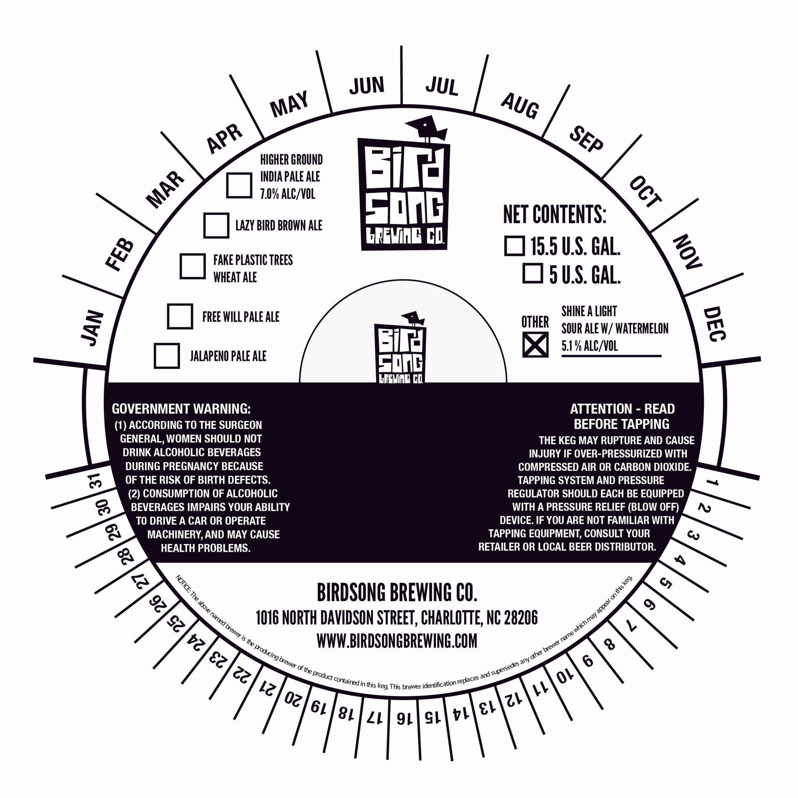 Shine A Light label