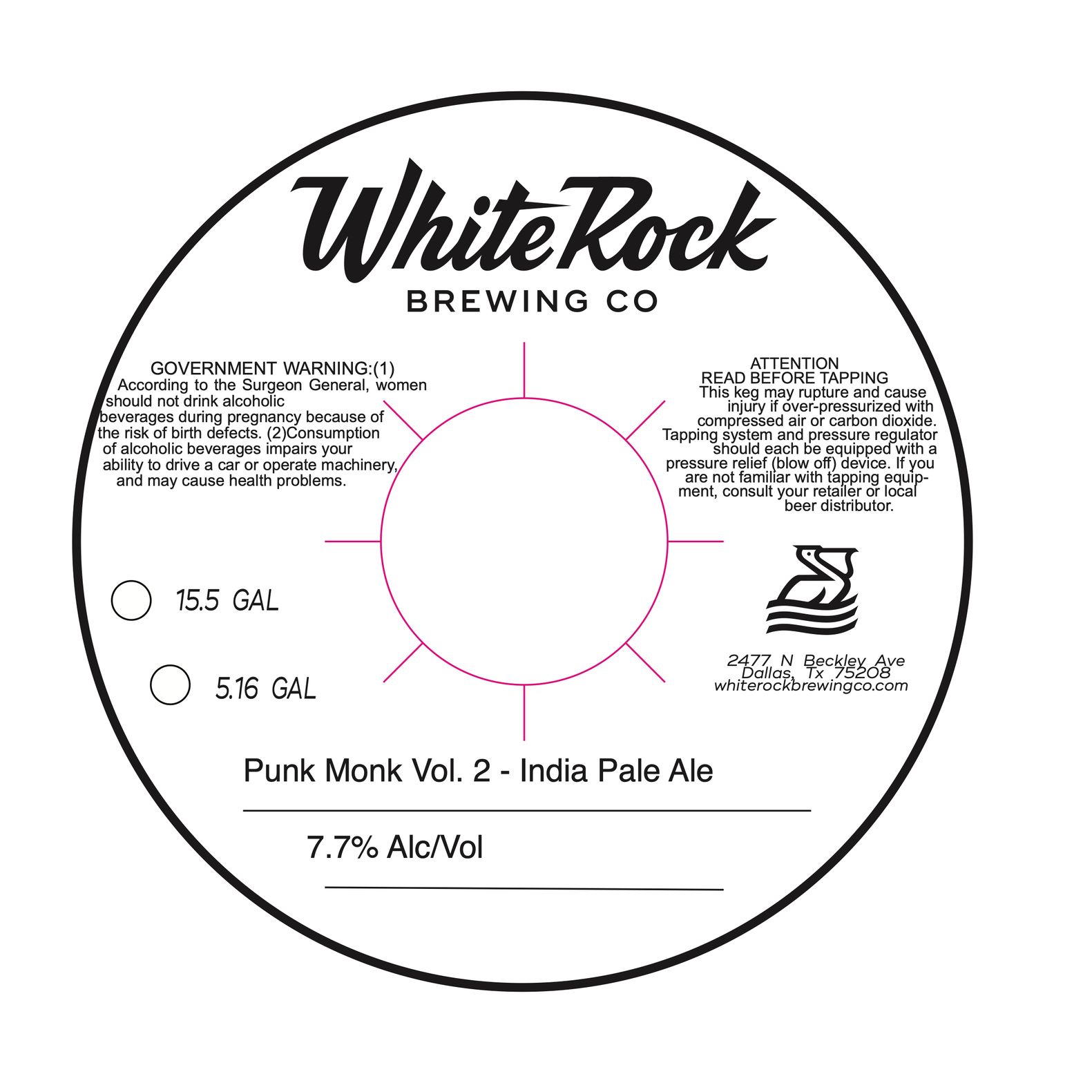 Punk Monk Vol. 2 India Pale Ale label