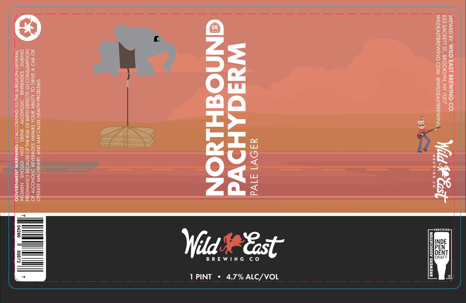 Northbound Pachyderm label