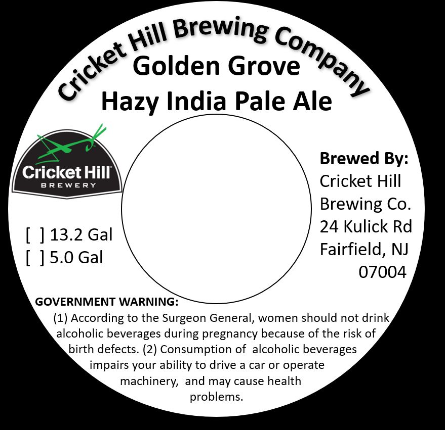 Golden Grove label