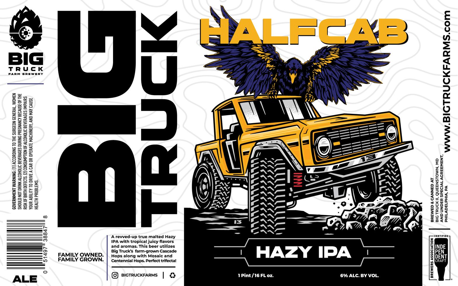 Halfcab label