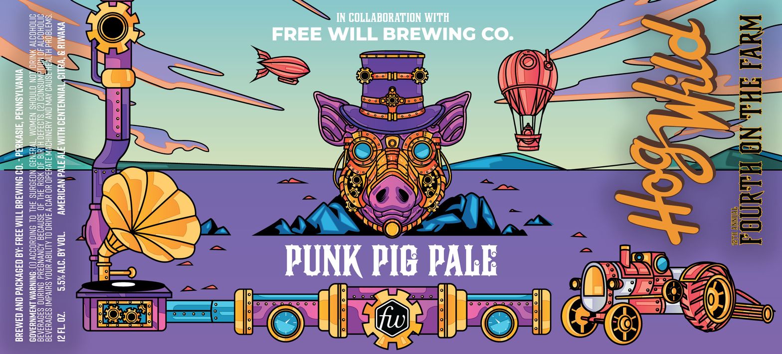 Punk Pig Pale label