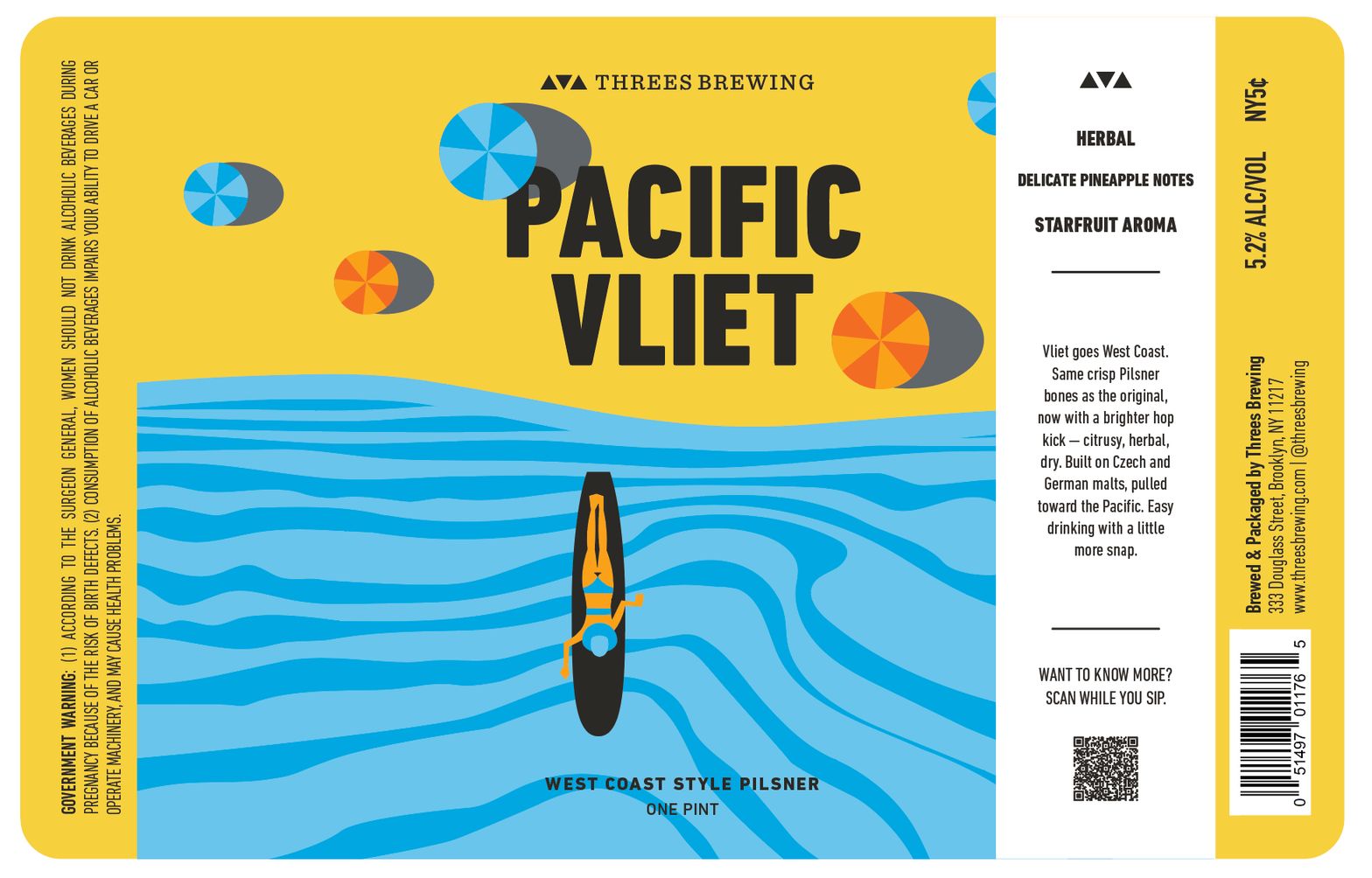 Pacific Vliet label