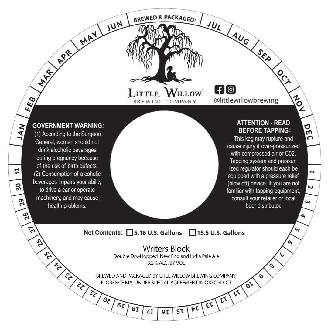 Writers Block label