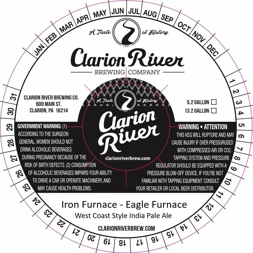Iron Furnace - Eagle Furnace label