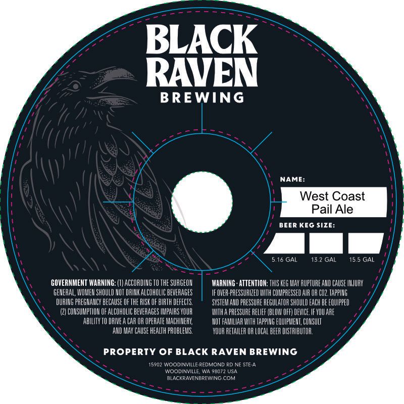 West Coast Pail Ale label