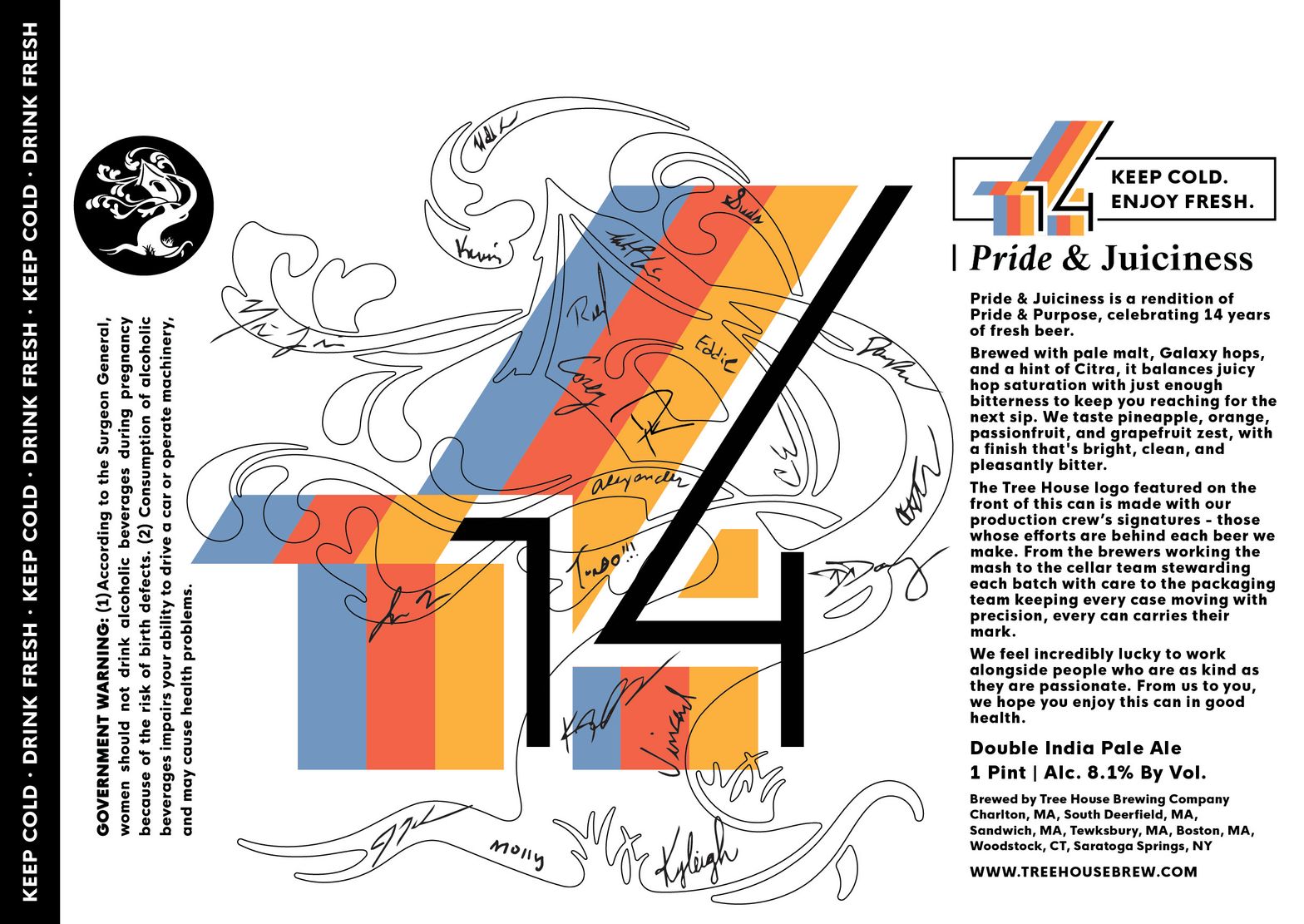 Pride & Juiciness label