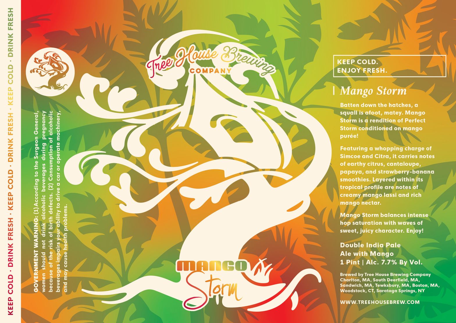 Mango Storm label