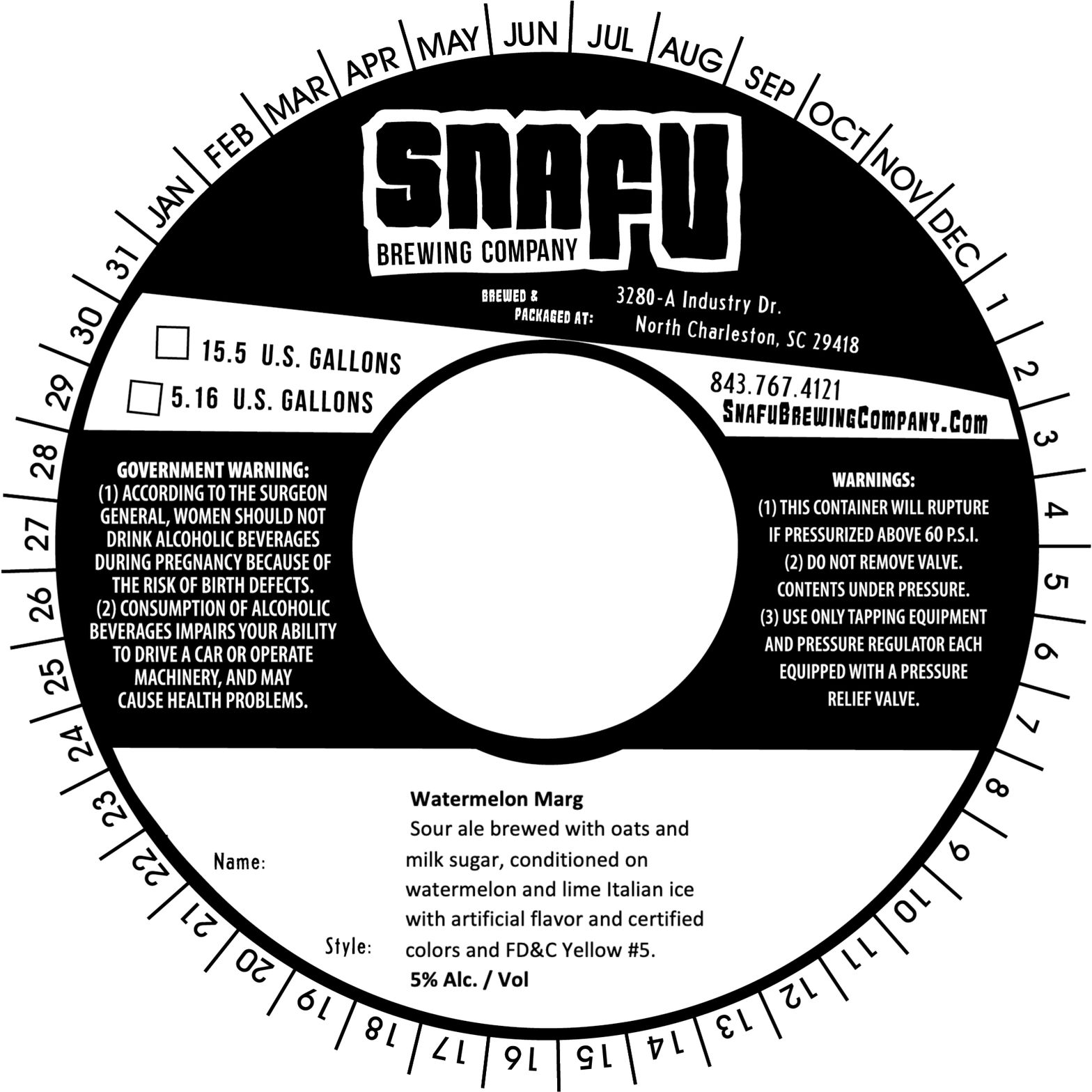 Watermelon Marg label