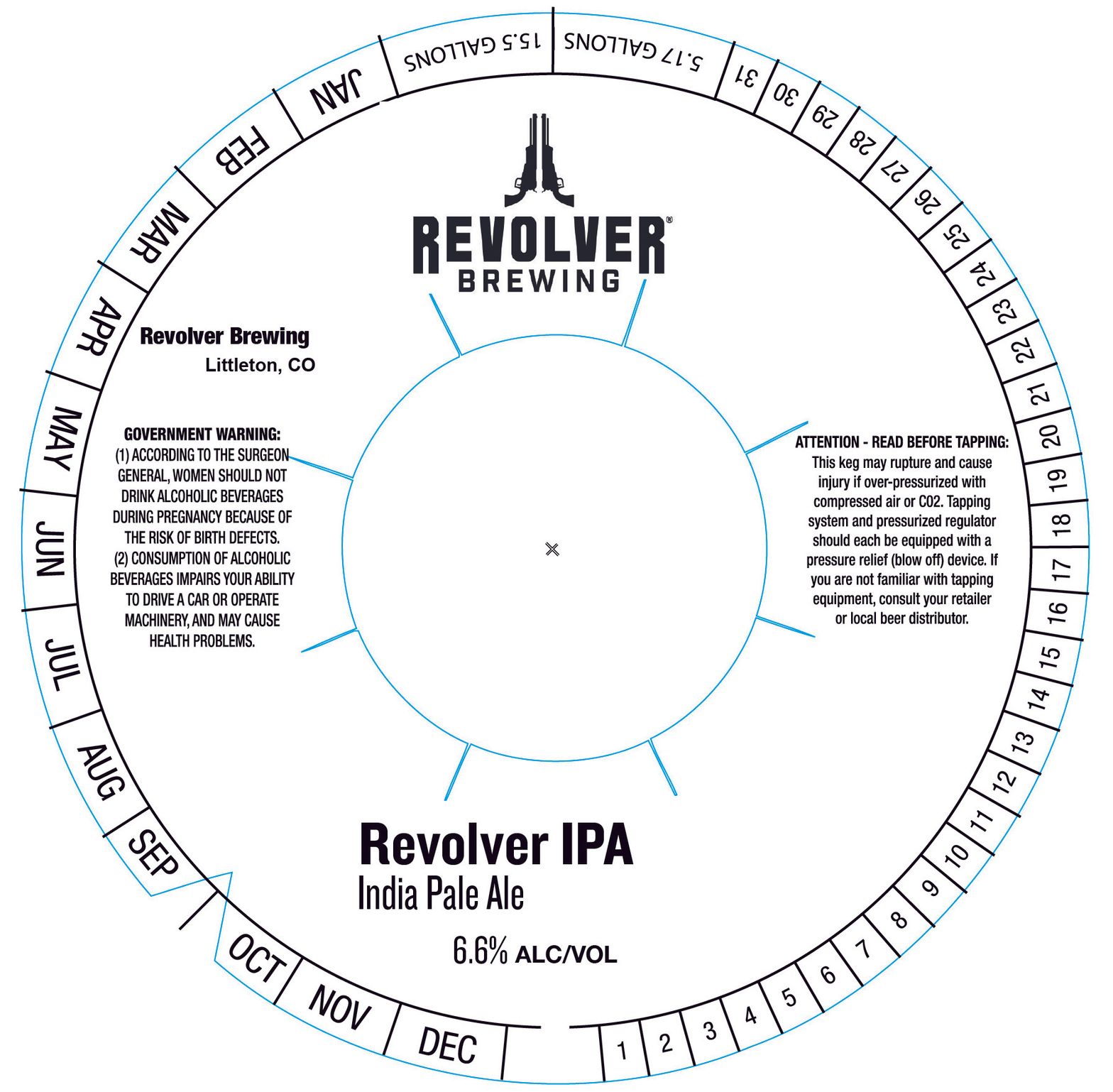 Revolver IPA label