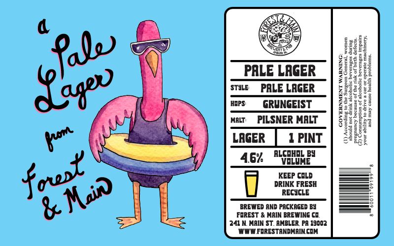 Pale Lager label