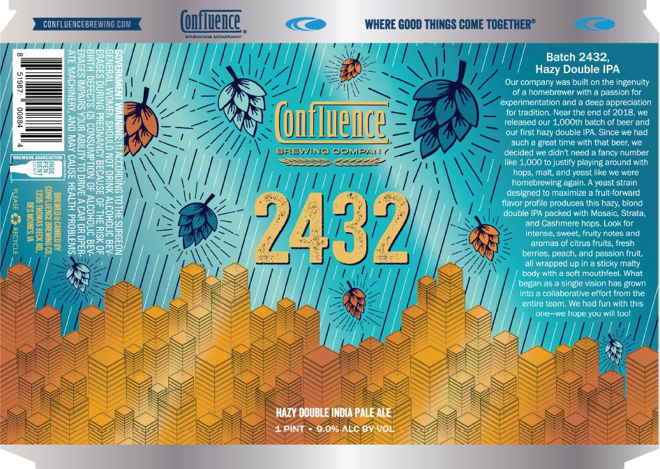 Batch 2432 label