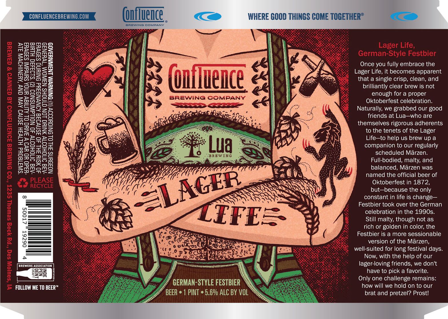 Lager Life label