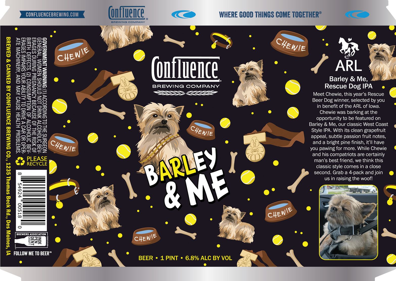 Barley & Me label