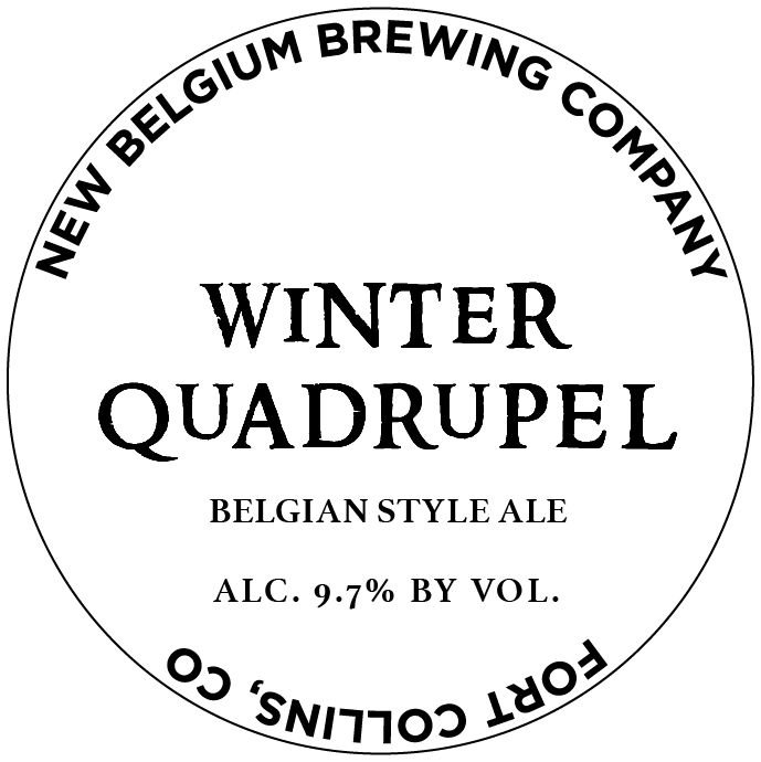 Winter Quadrupel label