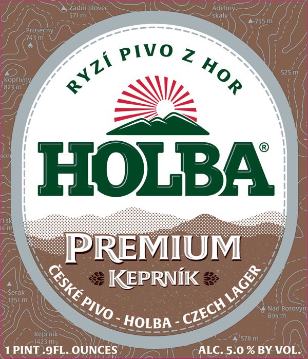 Holba Premium Keprník label