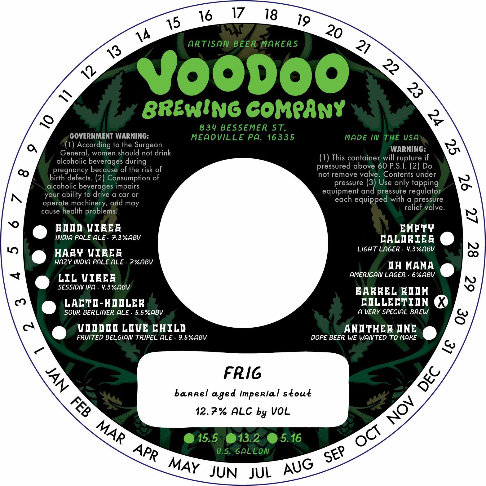 FRIG label
