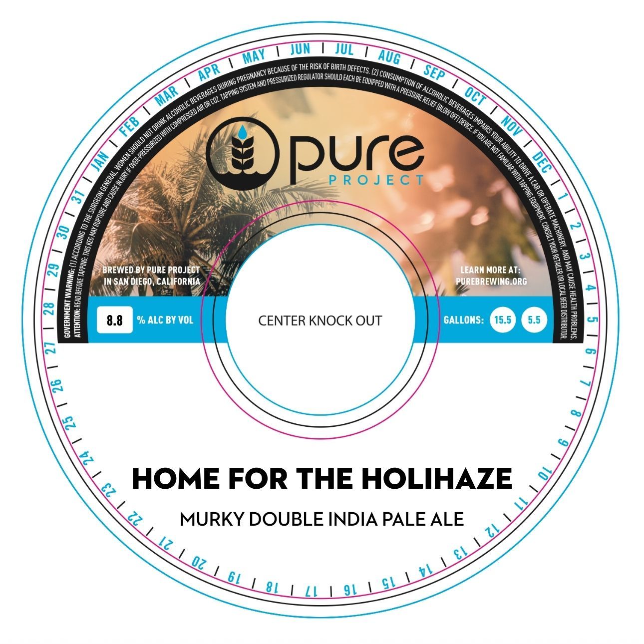 Home For The Holihaze label