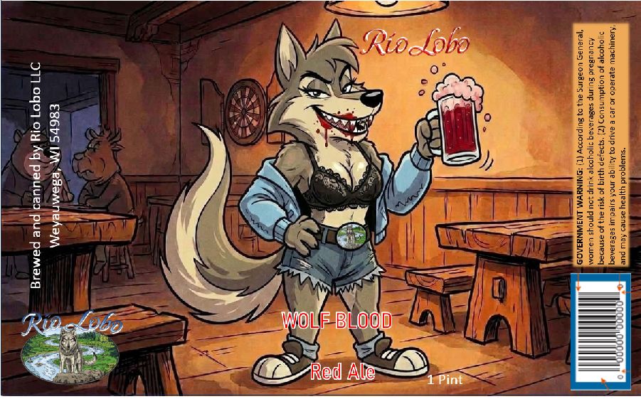 Wolf Blood label