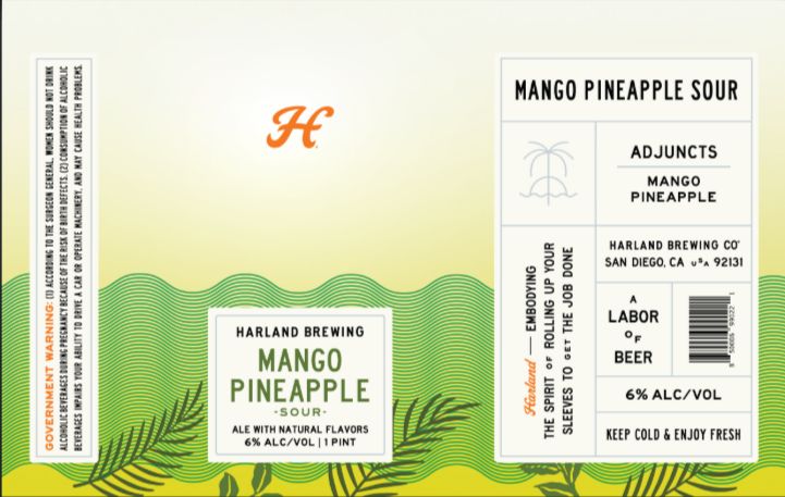 Mango Pineapple Sour label