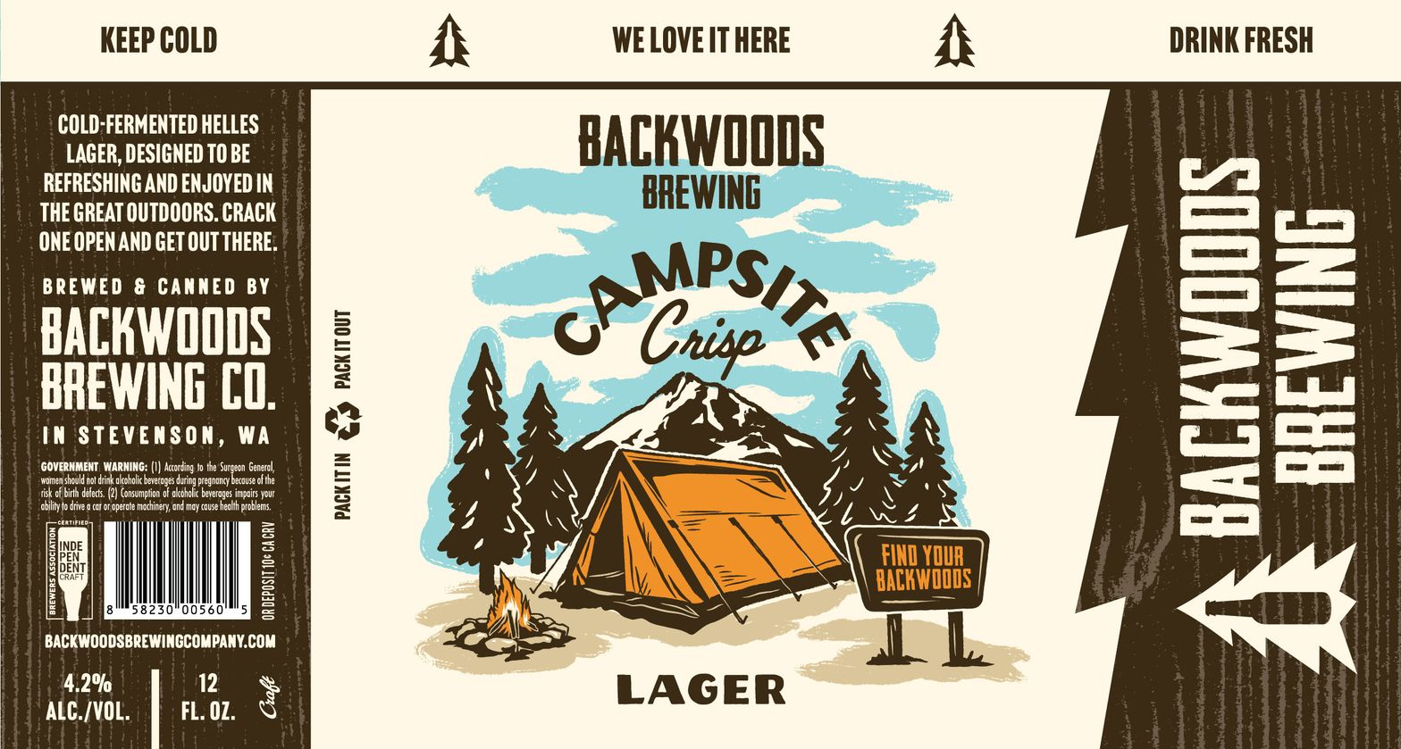 Campsite Crisp label