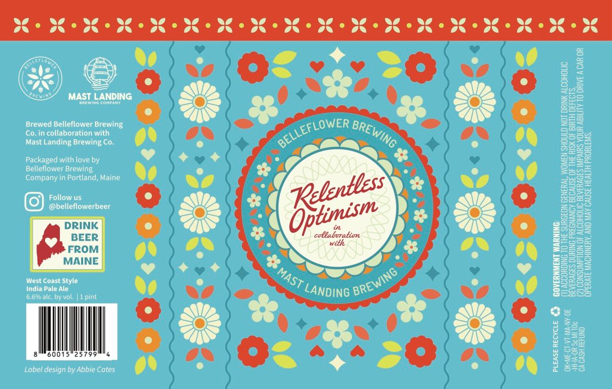 Relentless Optimism label