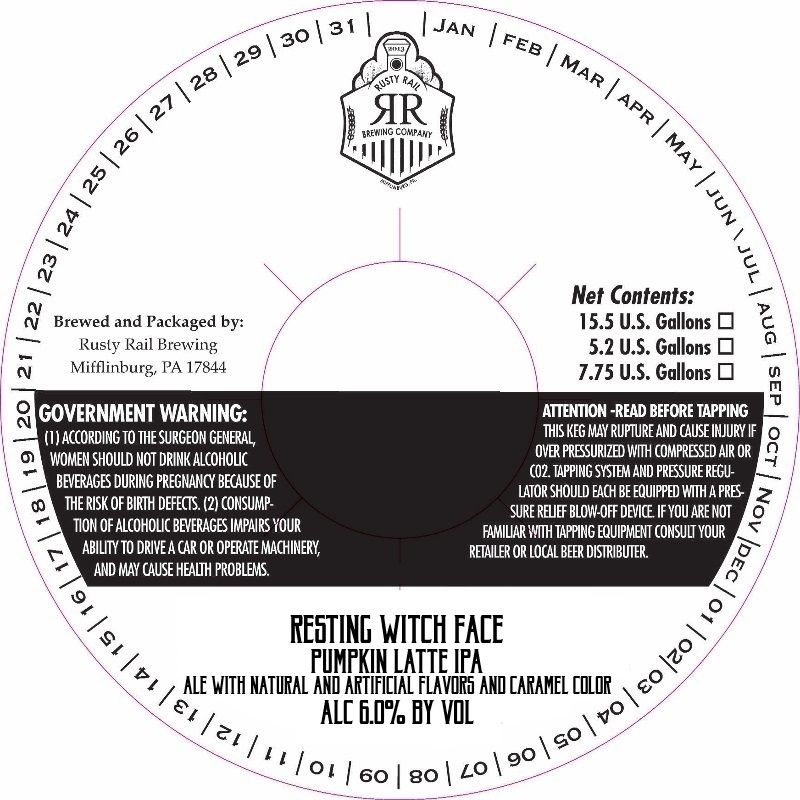 Resting Witch Face label