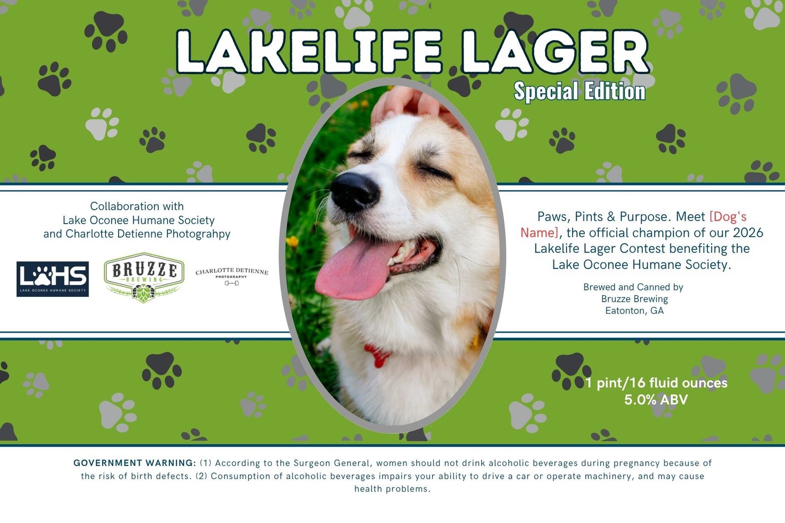 Lakelife Lager Special Edition label