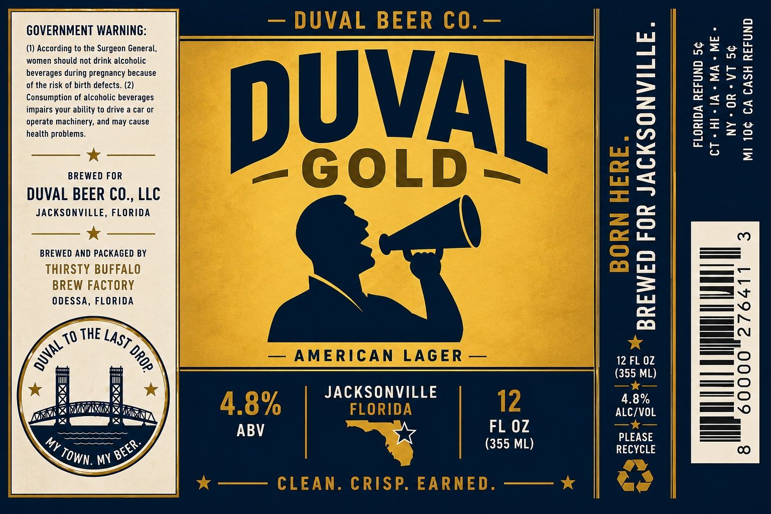 Duval Gold label