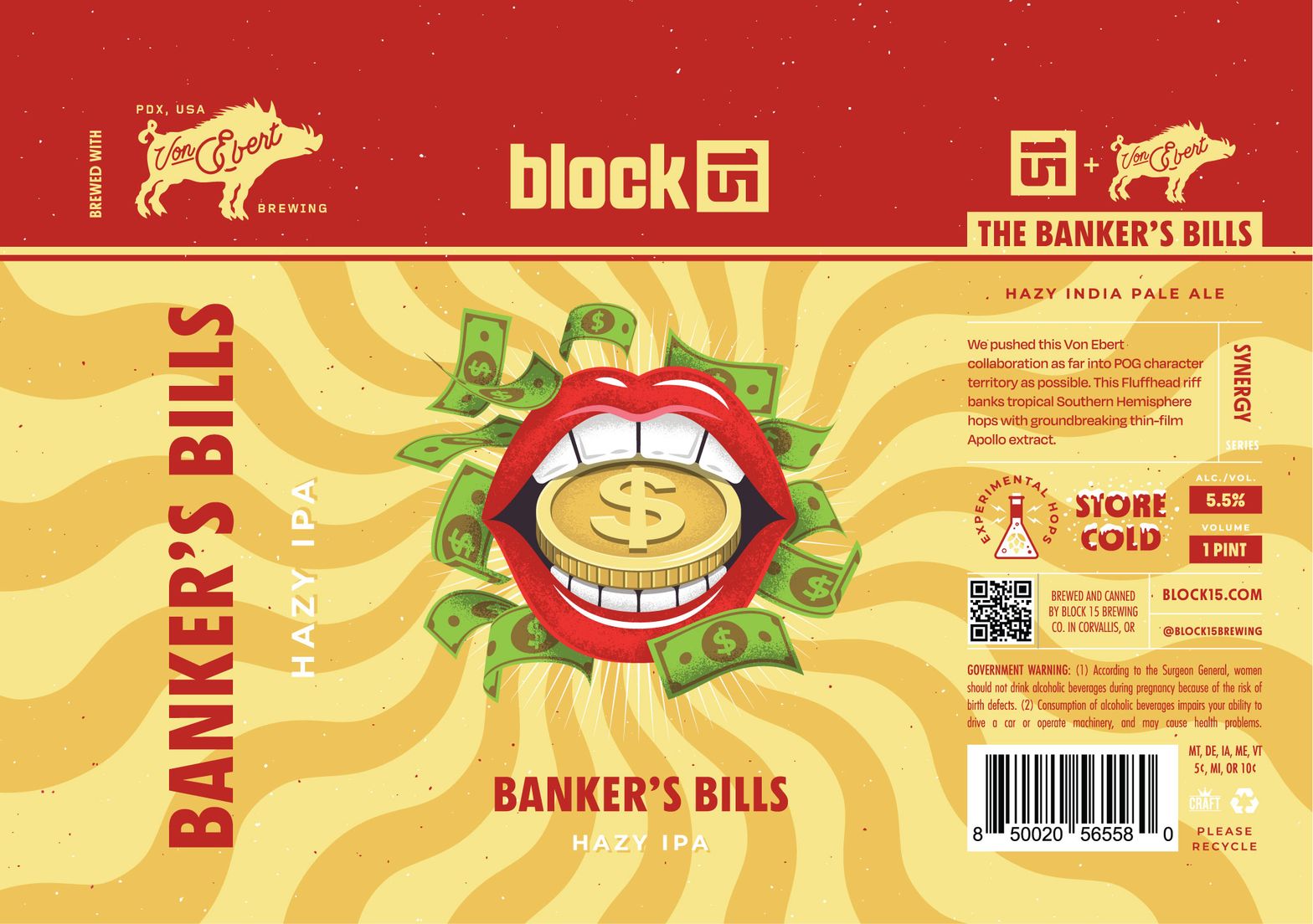 Banker's Bills label