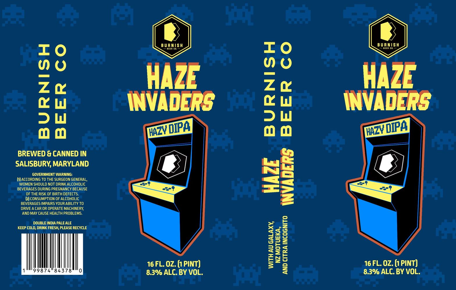 Haze Invaders label