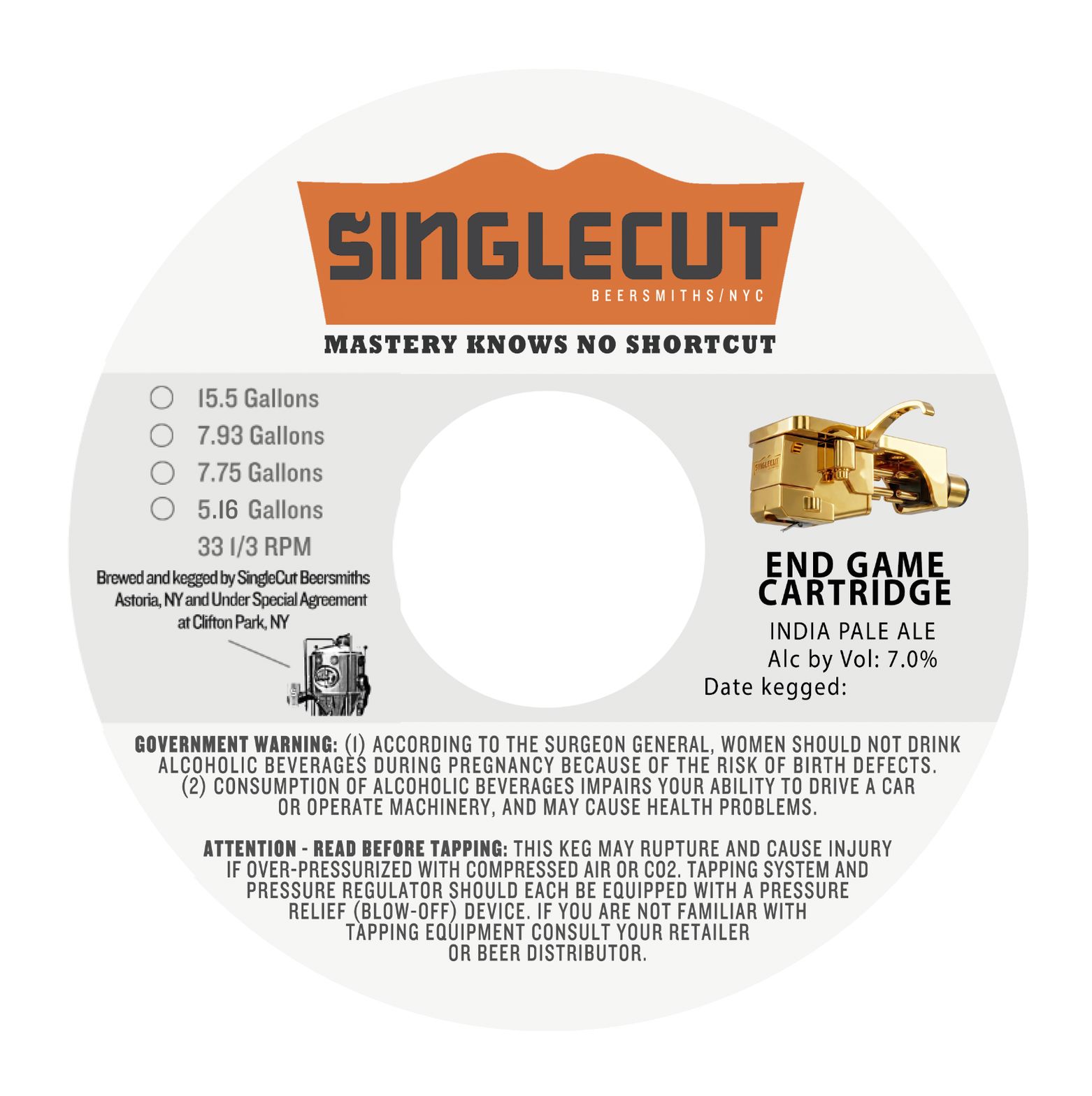 End Game Cartridge label
