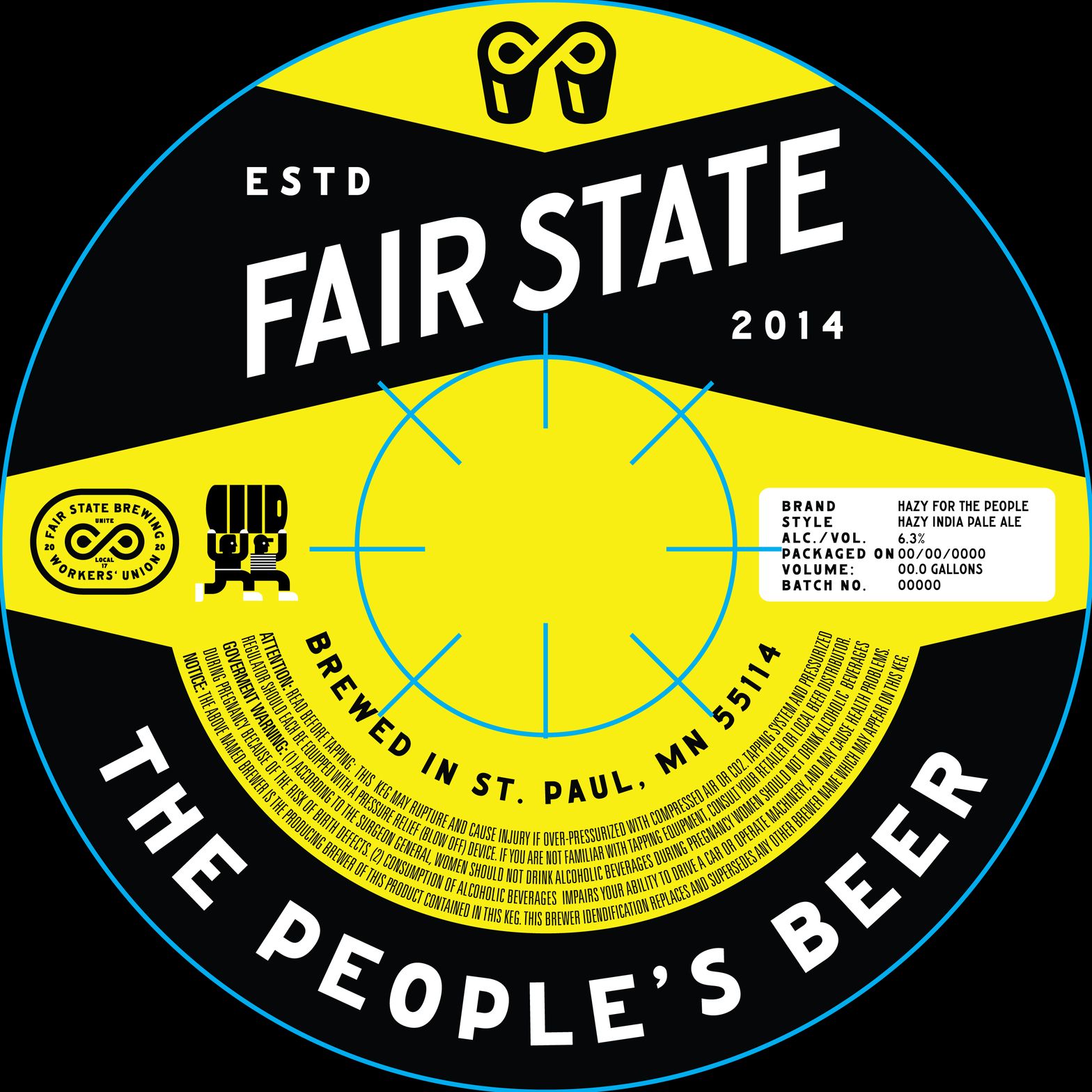 Hazy For The People label