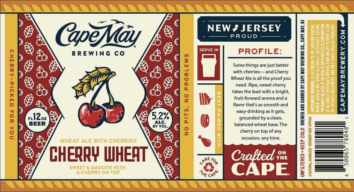 Cherry Wheat label