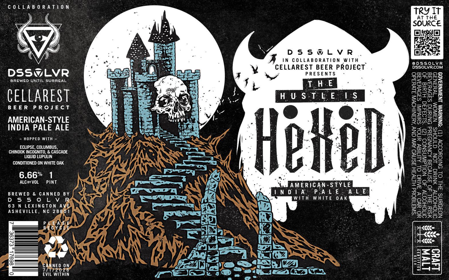 The Hustle Is Hexed label