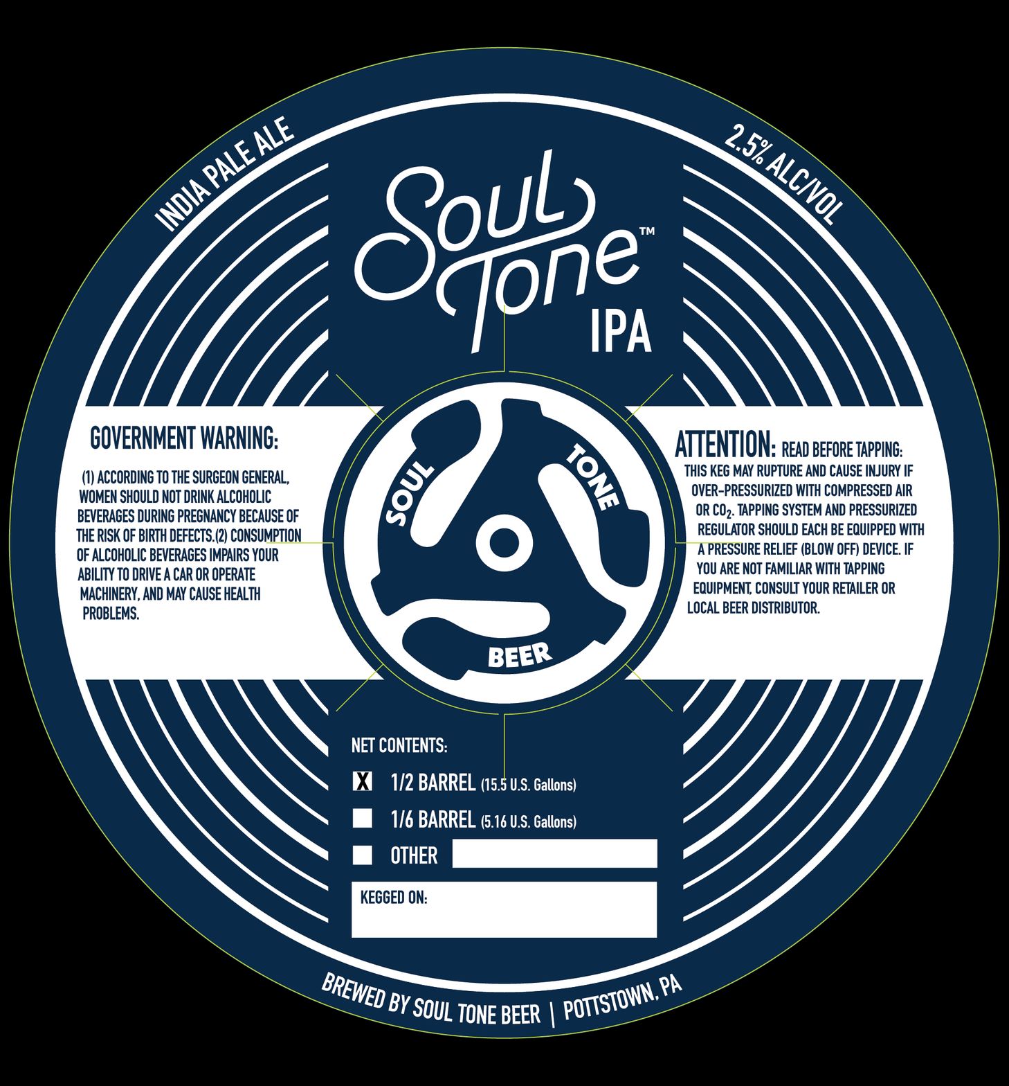 Soul Tone IPA label