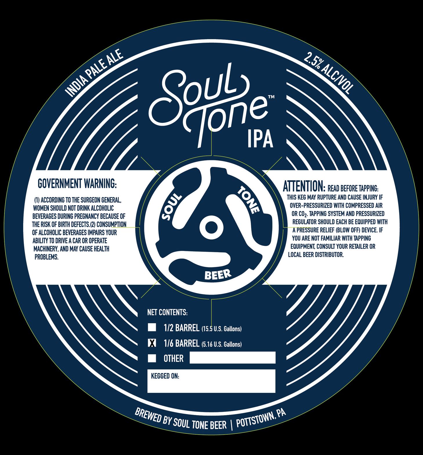 Soul Tone IPA label