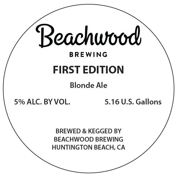 First Edition label