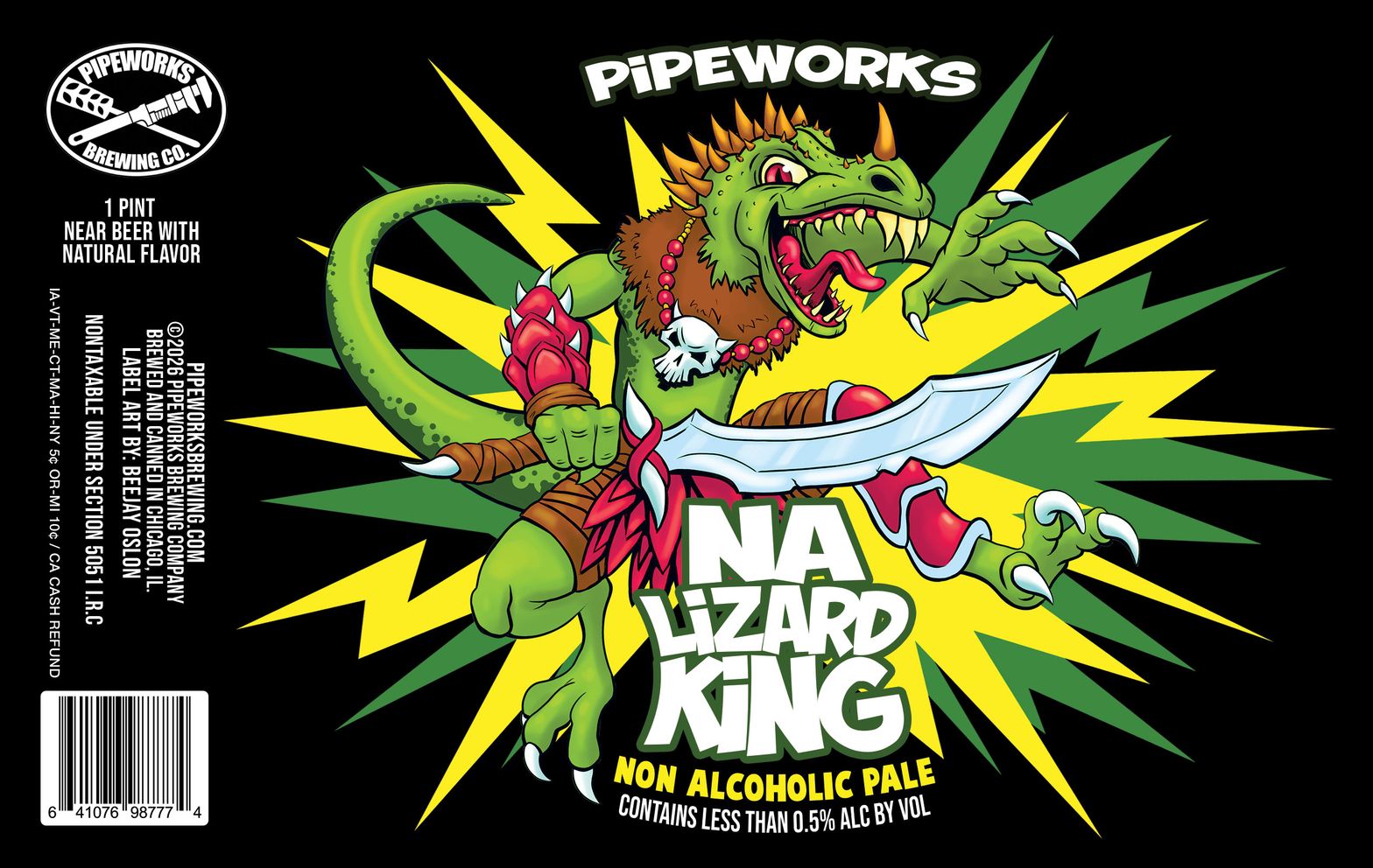 NA Lizard King label